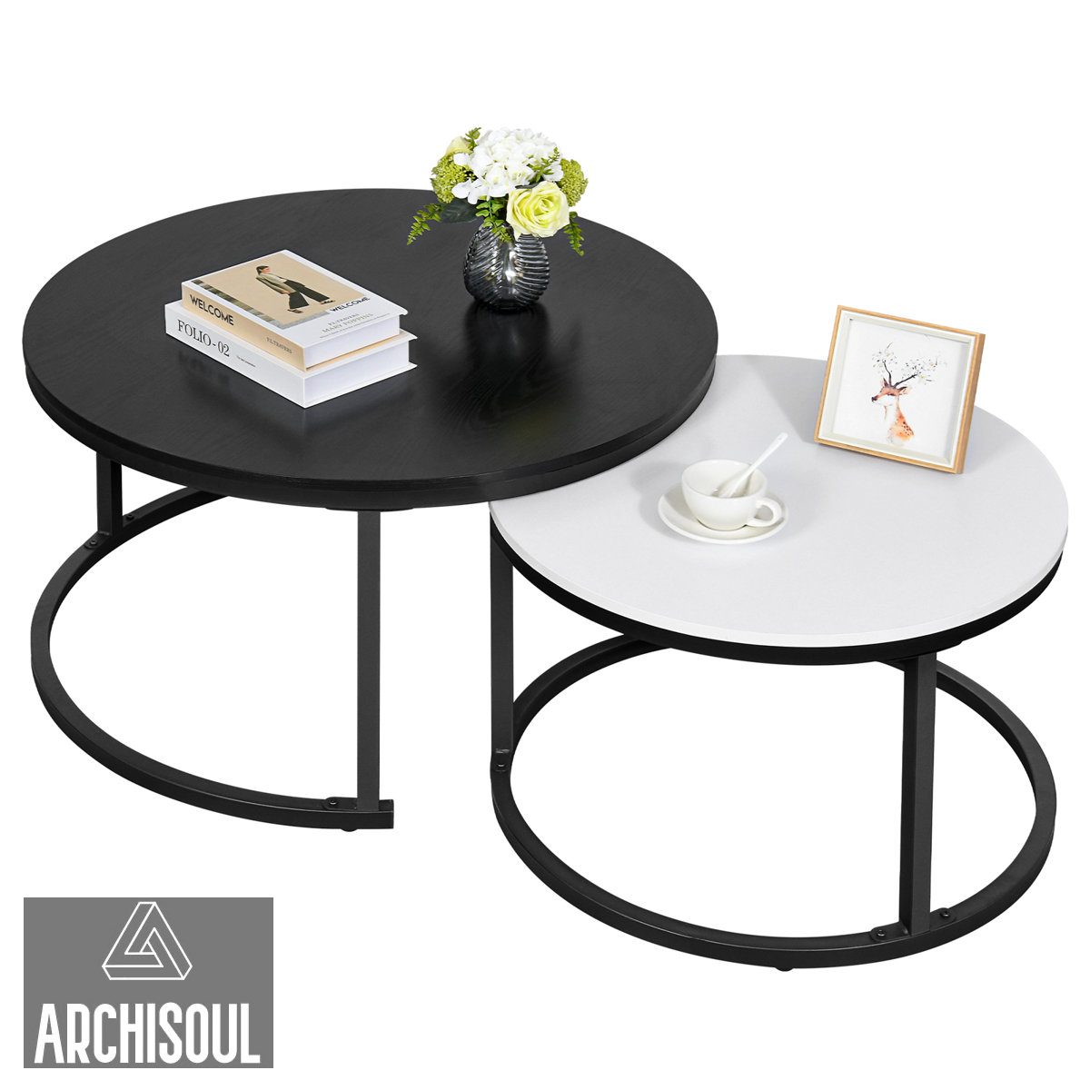 Lot 2 Tables gigogne