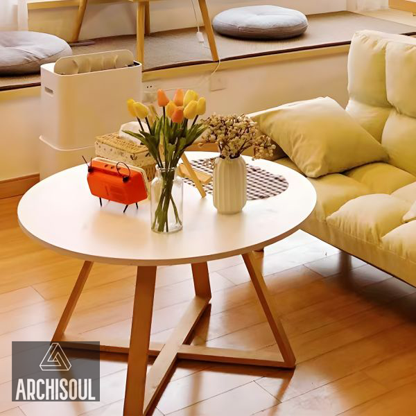 Lot 2 Tables basse ronde