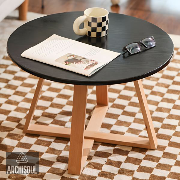 Lot 2 Tables basse ronde