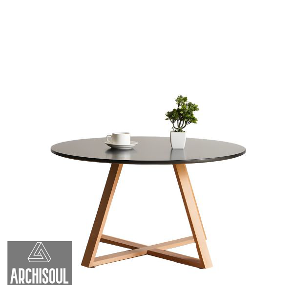 Lot 2 Tables basse ronde