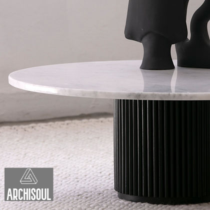 Table duo Texas en marbre