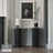 Console Eva en marbre